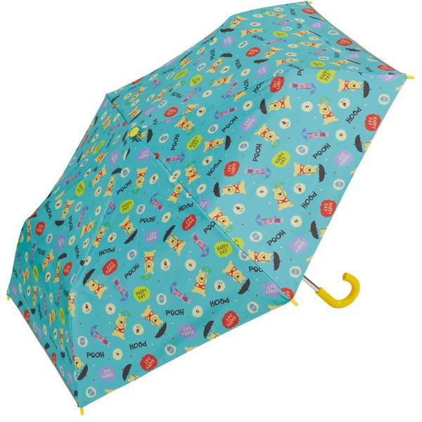 スケーター UBOTSR1 くまのプーさん 子供用 晴雨兼用 折りたたみ傘