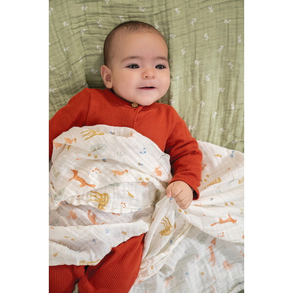 aden + anais エイデンアンドアネイ おくるみ スワドル セージウッド