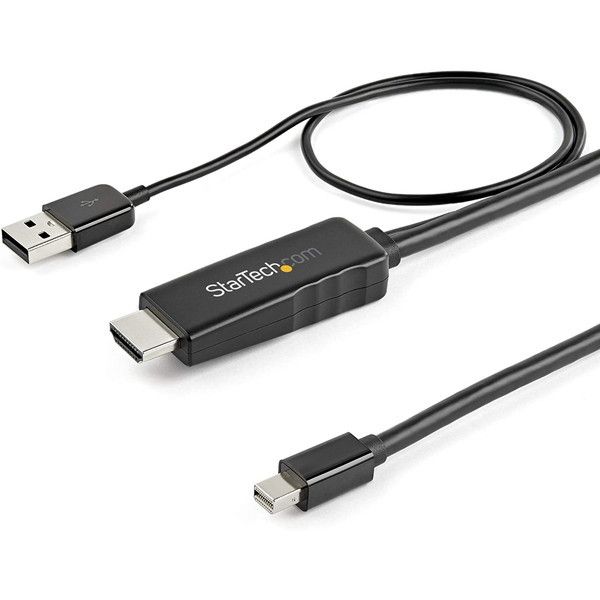 StarTech.com HDMI - DisplayPort変換ケーブル 3m USBバスパワー