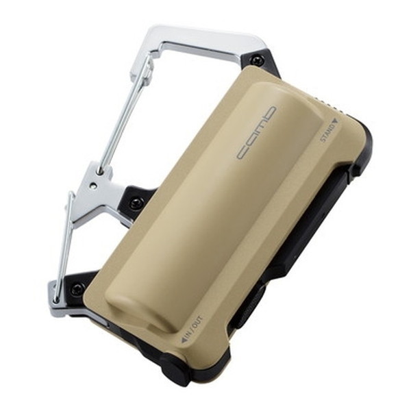 ELECOM DE-C35L-5000BE x[W [oCobe[ (5000mAh h ho IP44 12W/2.4A o(Type-C ×1) Jri ϏՌ)]y iPhone Galaxy Android X}z eΉ z