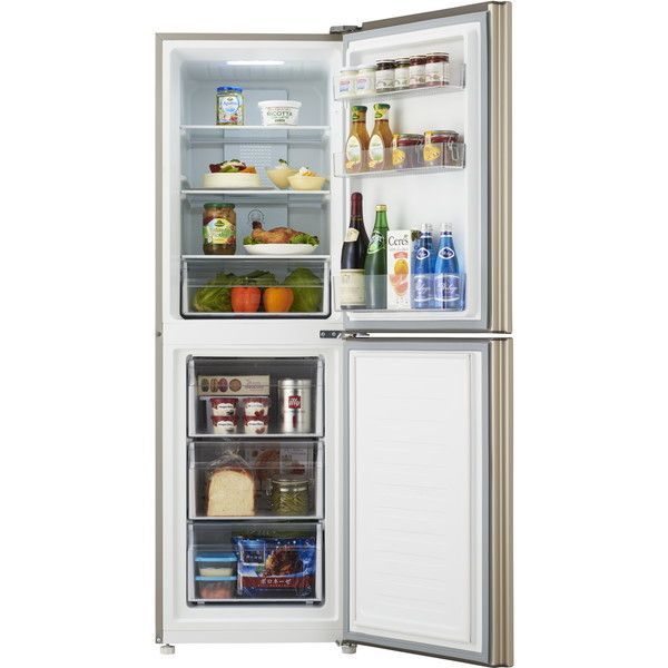 ハイアール JR-NF218B-N ゴールド [冷蔵庫(218L・右開き)] | 激安の