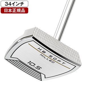 【日本正規品】 Cleveland クリーブランド HB ソフト ミルドパター パター 2022年モデル オリジナルスチールシャフト #10.5C 34インチ