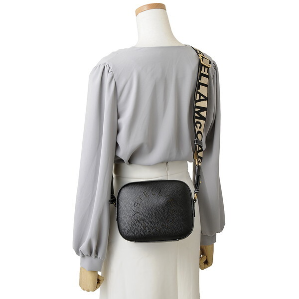 STELLA McCARTNEY ブラック ショルダーバッグ Stella McCartney ステラ・マッカートニー ステラロゴ