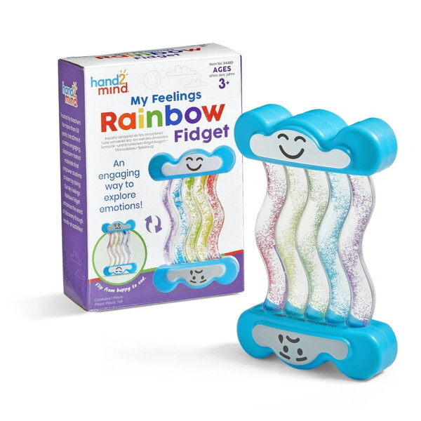 LEARNING RESOURCES 94489 Sensory Emotion Rainbow My Feelings Rainbow Fidget レインボーフィジェット