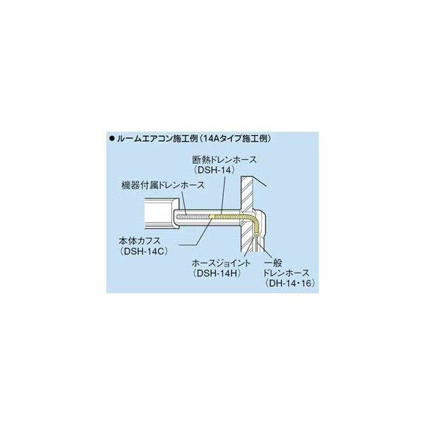 因幡電工 断熱ドレンホース DSH-25N - 1