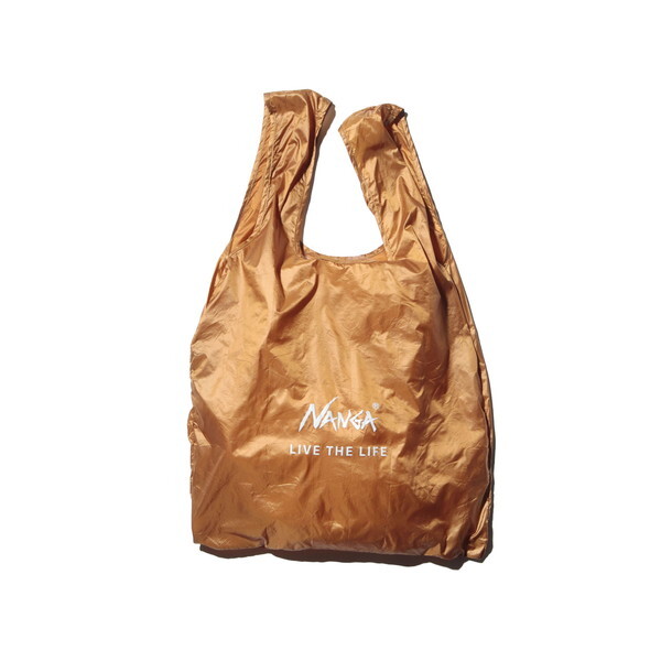 NANGA iK NANGA POCKETABLE ECO BAG(LIVE THE LIFE) GLD - NA2441-3A102-A N0003208 [GRobO]