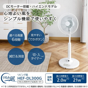 日立 扇風機 リビング扇 DCモーター HEFーDL300B Amazon | 日立 リビング扇風機 DCモーター 風量6段階 8枚羽根 首振り