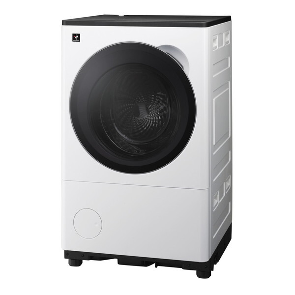 SHARP ES-8XS1-WL ���X�^�[�z���C�g [�h���������󊣑��@ (����8.0kg/����4.0kg) ���J��]