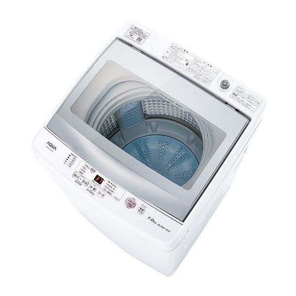 AQUA AQW-GS70J ホワイト [簡易乾燥機能付き洗濯機 (7.0kg)] | 激安の 