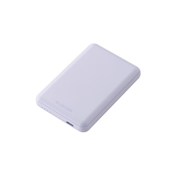 ELECOM DE-C48-5000PU oCobe[ 5000mAh y ^ ^ 15W o(USB Type-C×1) C-CP[ut [d p[v