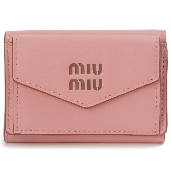 ミュウミュウ(MIUMIU) ピンク 三つ折り財布 | 通販・人気ランキング