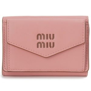 MIU MIU ミュウミュウ 三つ折り財布 ブラック 5MH033 2FPP F0002 TRI