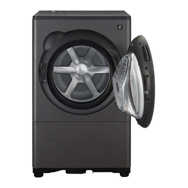 SHARP ES-8XS1-HR �O���C���O���[ [�h���������󊣑��@ (����8.0kg/����4.0kg) �E�J��]