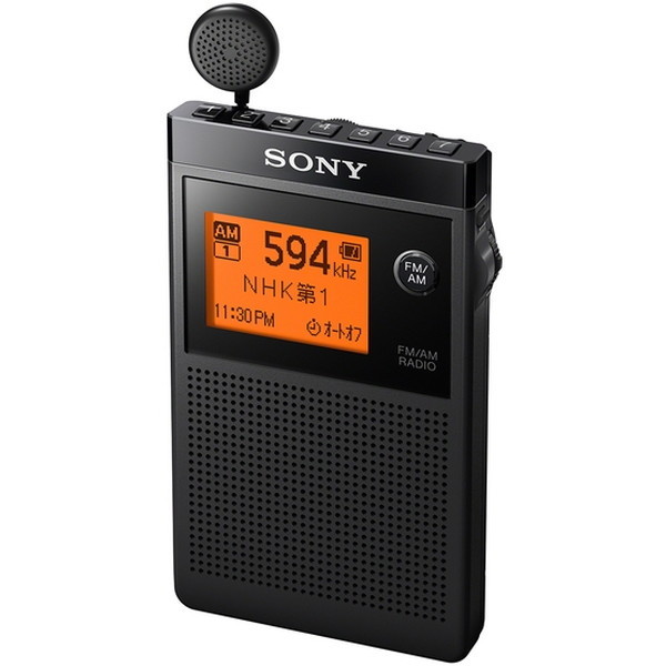 ソニー ポータブルラジオ SRF-19 : ワイドFM対応 FM AM ピンク SRF-19