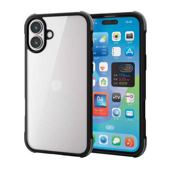 ELECOM PM-A24BHVAIRBK MUBRAIN [iPhone16 Plus nCubhP[X]