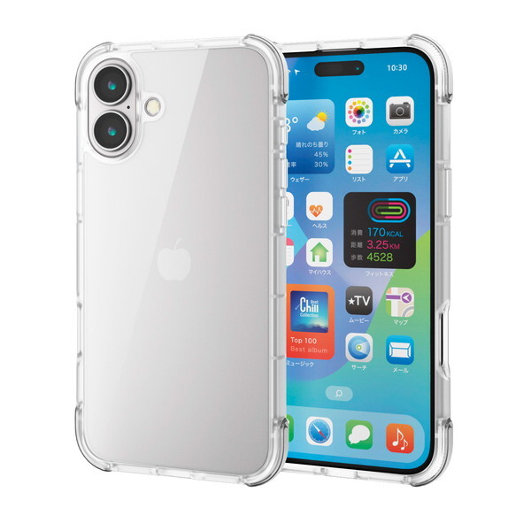 ELECOM PM-A24BHVAIRCR MUBRAIN [iPhone16 Plus nCubhP[X]