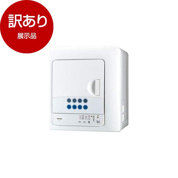 展示品】東芝 ED-608 ピュアホワイト [衣類乾燥機（6.0kg