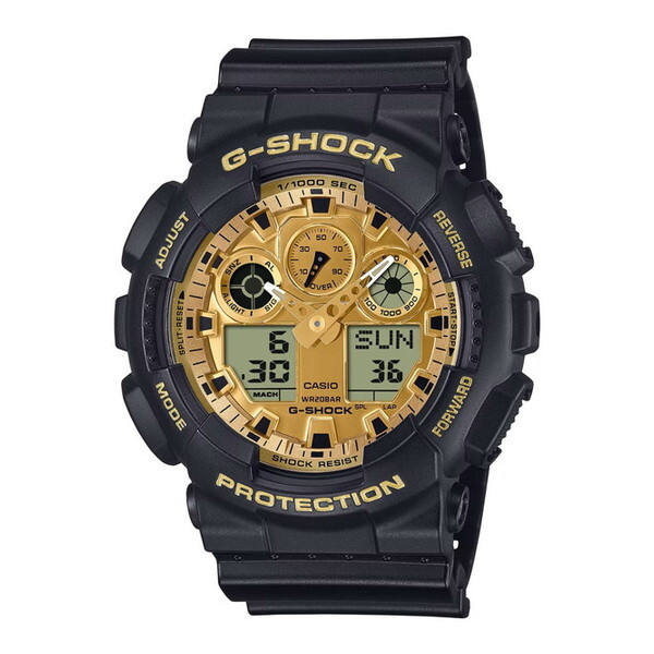 CASIO GA-100GGB-1A9JF G-SHOCK Black and Gold [�N�H�[�c�r���v (�����Y�E�H�b�`)]