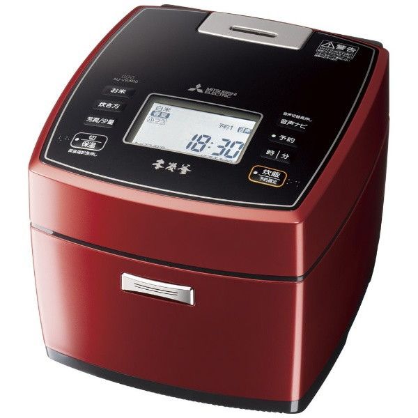 MITSUBISHI NJ-VWB10-R 赤紅玉 本炭釜 [IHジャー炊飯器（5.5合