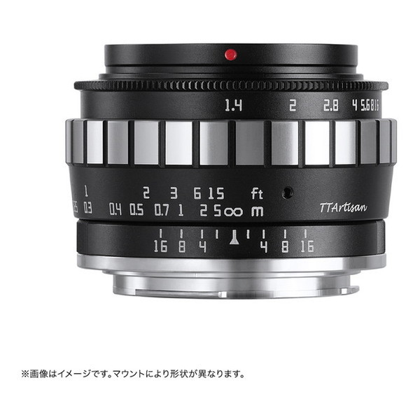 TTArtisan 23mm f/1.4C X (BS) ブラック×シルバー 銘匠光学 [単焦点