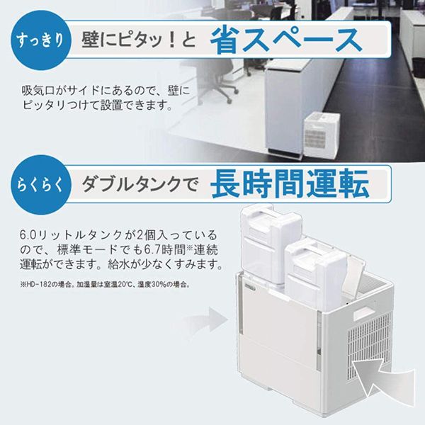 DAINICHI HD-183-W ホワイト ダイニチプラス HDシリーズ [ハイブリッド