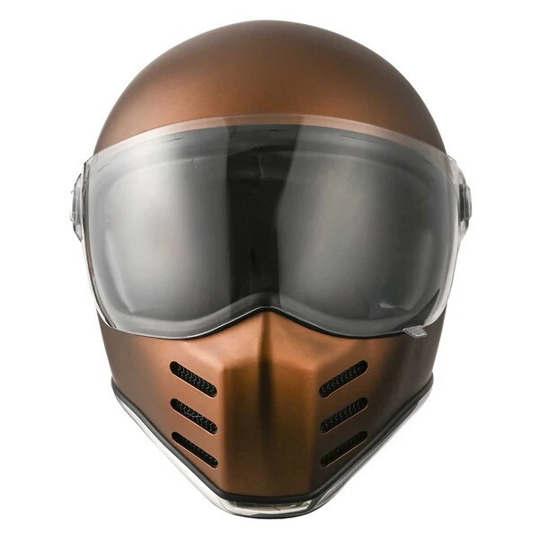 RIDEZ X マットブラウン バイク シールド付き ネオクラシック Mサイズ RIDEZ RIDEZ X HELMET MATT BROWN/SOLID EDITION M マットブラック