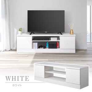 MAXZEN F-LBH1202-BR ブラウン [テレビ台 幅115cm テレビボード 木目