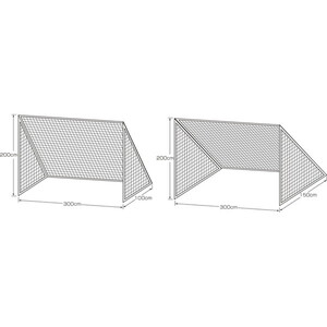 カネヤ(kaneya) ジュニアサッカー ネット45 サッカー ネット (k3173) KANEYA カネヤ K-3173 ジュニアサッカーネット45 | 激安の新品・型落ち