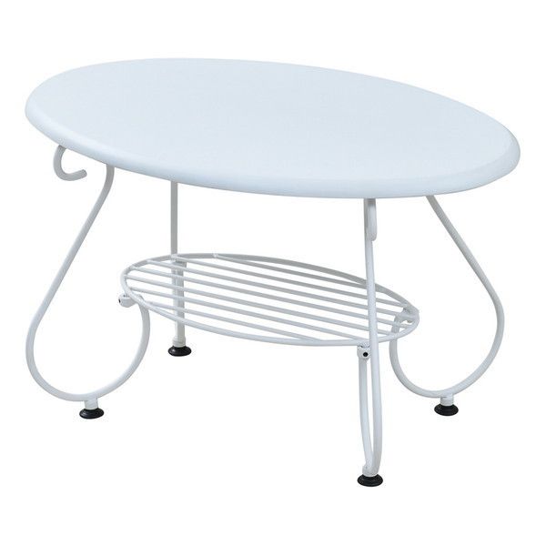 JK�v���� IRI-0052-WH �z���C�g ���[�g�A�C�A���V���[�Y [�ȉ~�e�[�u��]