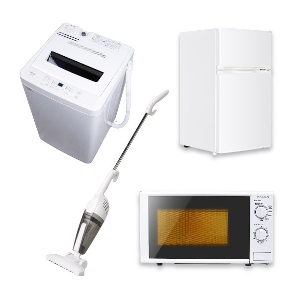 【まとめ売り】新生活応援セット　一人暮らし 家電4点セット 家電セット D XPRICE限定！ 新生活応援 家電セットD 4点セット (洗濯機・冷蔵庫