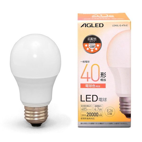 LED電球 40形 E26 全配光