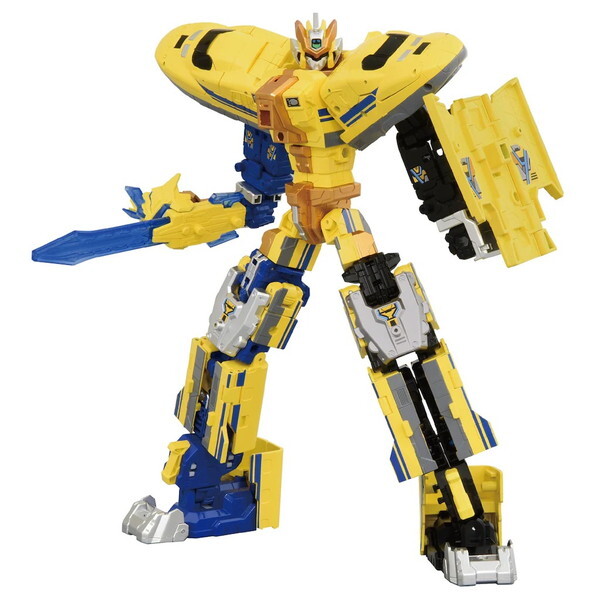 可動式イエローロボットフィギュア タカラトミー プラレール 新幹線変形ロボ シンカリオンCW