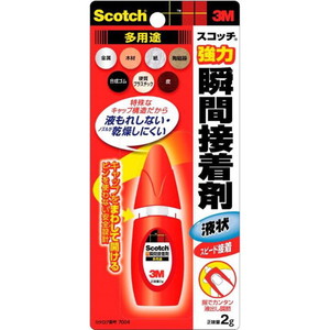 3M(スリーエム) 強力瞬間接着剤多用途#70042g