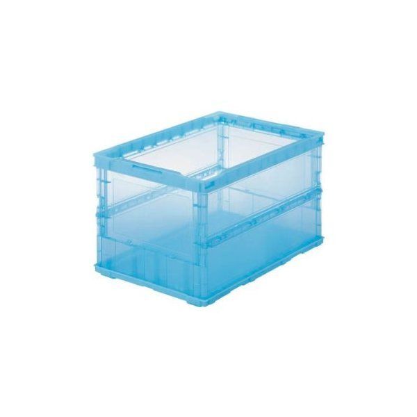 TRUSCO TSKO50B �I���R�� ���^�܂肽���݃R���e�i �X�P���R�� 50L �����u���[ ��