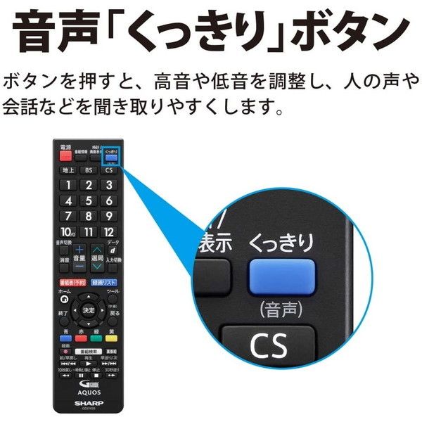 SHARP 2T-C32DE-B ブラック系 AQUOS [32V型 地上・BS・110度CS