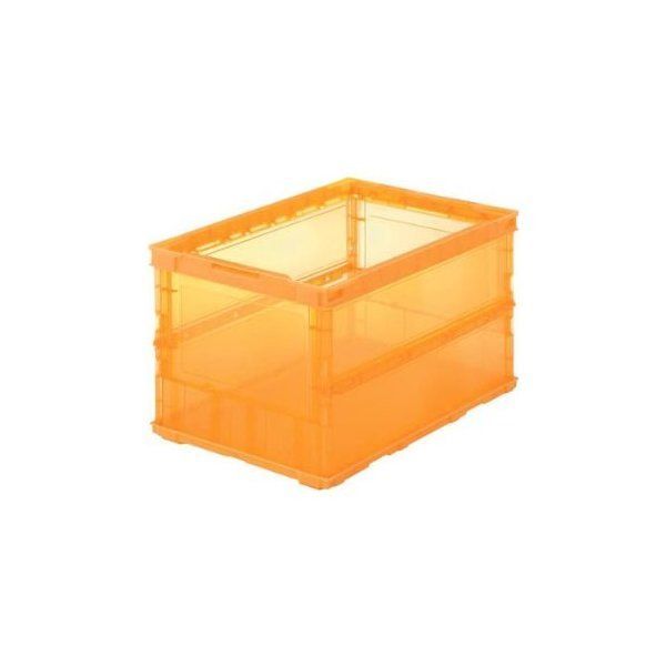 TRUSCO TSKO50B �I���R�� ���^�܂肽���݃R���e�i �X�P���R�� 50L �����I�����W �I�����W