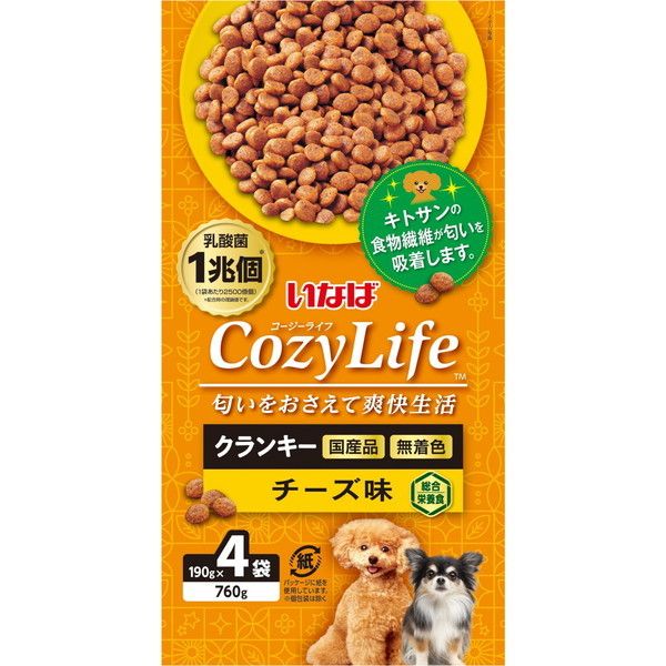 ���Ȃ΃y�b�g�t�[�h ���Ȃ� Cozy Life �N�����L�[ �`�[�Y�� 190g×4��