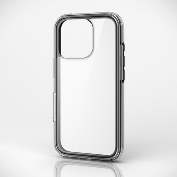 ELECOM PM-A24CHVAIR2BK ubN×NA MUBRAIN [iPhone16 Pro P[X nCubh Ռz y JYی݌v]