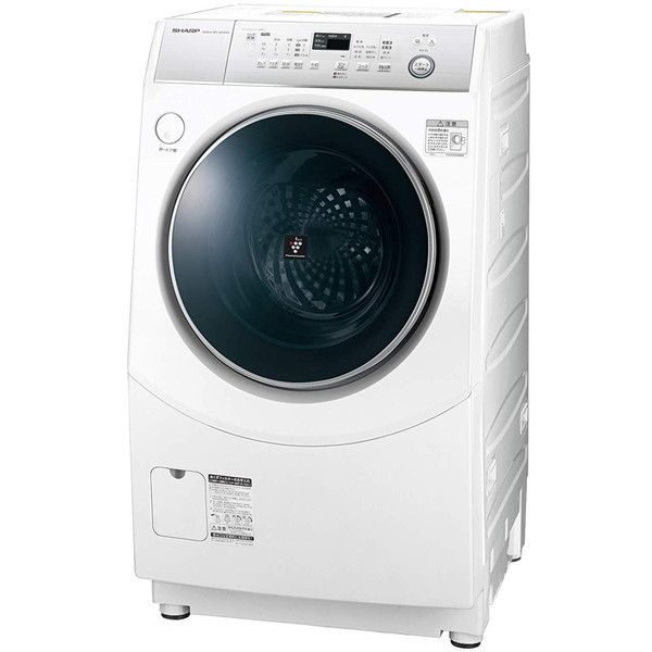 SHARP ES-H10C-WR ホワイト系 [斜め型ドラム式洗濯乾燥機 (洗濯10.0kg