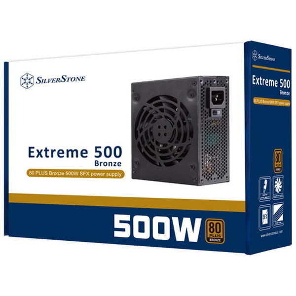 SILVERSTONE SST-EX500-B ブラック PC電源ユニット