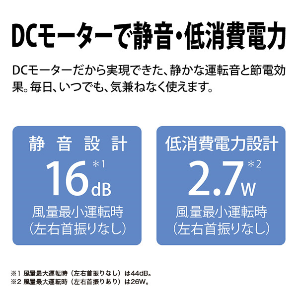 SHARP PJ-P3DS-W ホワイト系 [リビング扇風機 (DCモーター搭載