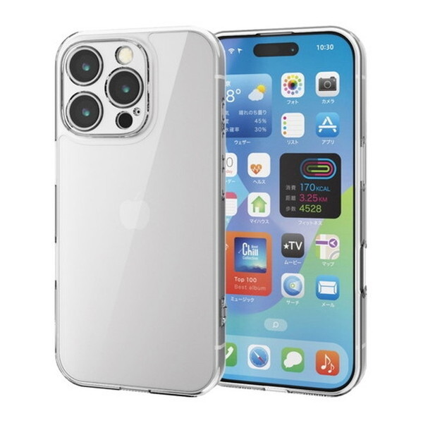 ELECOM PM-A24CHVCKKCR NA [iPhone16 Pro P[X nCubh Ռz JYی݌v Xgbvz[t dx5H Ɍی]