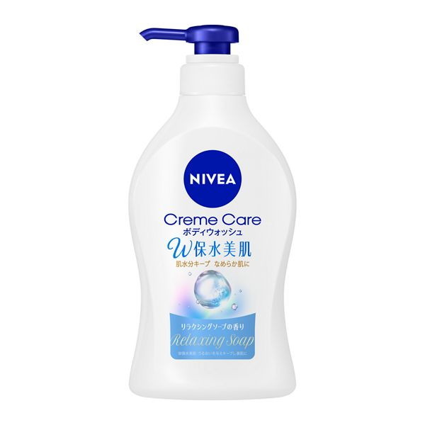 ニベア クリームケア ボディウォッシュ フレッシュヴァーベナ 480ml×9本 花王 ニベア クリームケアボディウォッシュ W保水美肌