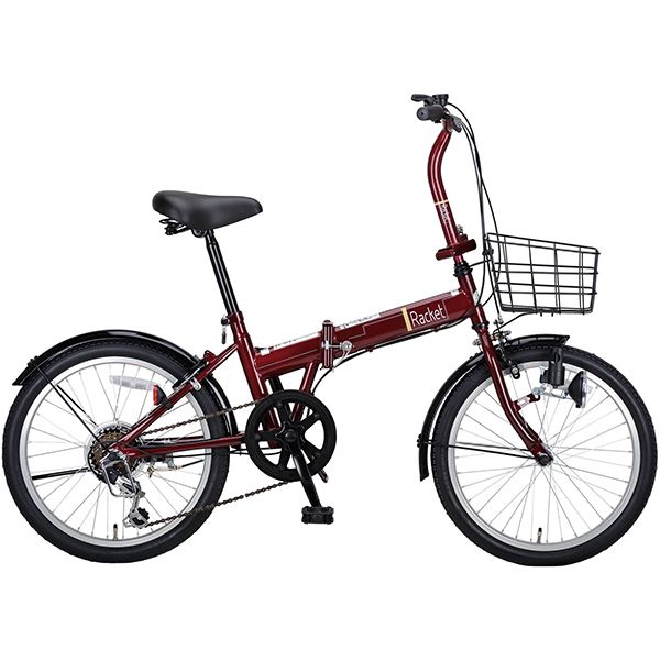 CAPTAIN STAG ラケット FDB206 (ダークレッド) [折り畳み自転車（20 