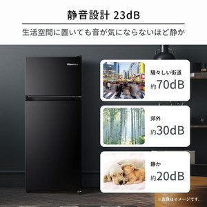 Hisense HR-K12HB 冷蔵庫 124L ブラック HR-K12HB | ハイセンスジャパン株式会社