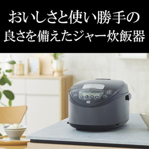 TIGER JPW-S180HM メタリックグレー 炊きたて [IHジャー炊飯器