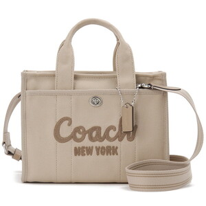 COACH コーチ トートバッグ ダークナチュラル CP164 LHVRA CARGO TOTE 26 CHALK 【並行輸入品】
