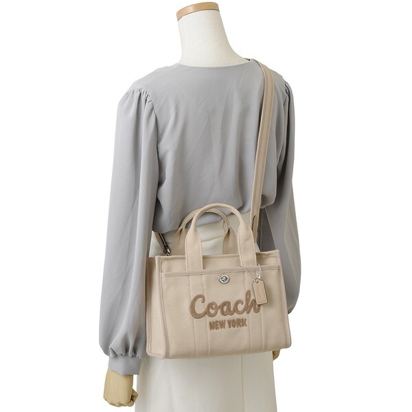 COACH コーチ トートバッグ ダークナチュラル CP164 LHVRA CARGO TOTE
