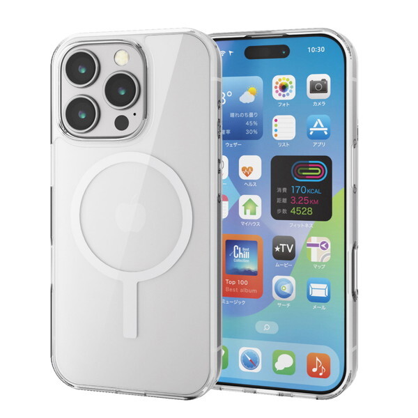 ELECOM PM-A24CMAG02WH zCg MAGKEEP [iPhone16 Pro nCubhP[X]