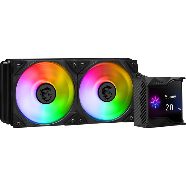 【美品】MSI MPG CORELIQUID D240 簡易水冷CPUクーラー MSI MPG CORELIQUID D240 ブラック [簡易水冷CPUクーラー